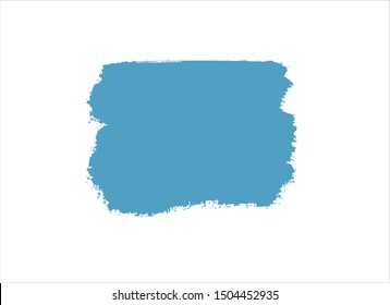 blue vector watercolor background ink paint stroke design