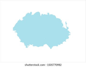 blue vector watercolor background ink paint stroke design