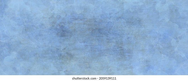 Blue vector watercolor texture. Hand drawn green abstract vector illustration for background, cover, interior decor and other users. Merry Christmas.  Christmas template. Cold. Vintage grunge surface.
