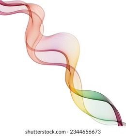 blue vector wave. abstract background