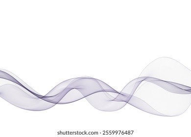 Blue vector wave. Decor element. Layout for advertising. Eps 10