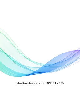 blue vector wave. layout for presentation, brochure