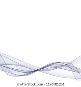 blue vector wave. modern design for decoration