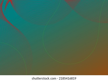 Diseño de fondo de Blue Vektor Abstrack con línea y gradiente para banner, portada, tarjeta de visita, folleto, fondo o web.