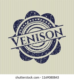 Blue Venison rubber grunge texture seal