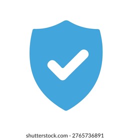blue verified badge icon vector on white background .verified icon