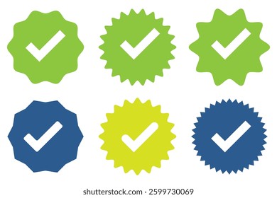 blue verified check mark icon, verified tick icon