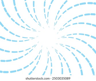 Fondo de pantalla de material de fondo de Vertical azul con líneas discontinuas giratorias