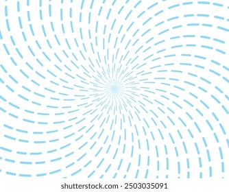 Blue vertical background material wallpaper with swirling dashed lines