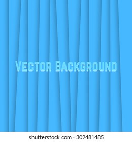 blue vertical streaky abstract background. concept of ribbon, magazine, origami, linear, tabby, stripy, packing, brindled, festive postcard. flat style trend modern design vector illustration