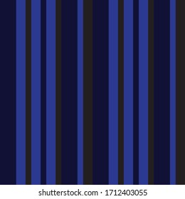 Blue vertical striped seamless pattern background suitable for fashion textiles, graphics