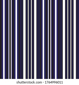 Blauer, vertikal gestreifter, nahtloser Musterhintergrund, geeignet für Modetextilien, Grafiken