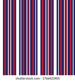 Blue vertical striped seamless pattern background suitable for fashion textiles, graphics