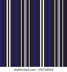 Blue vertical striped seamless pattern background suitable for fashion textiles, graphics