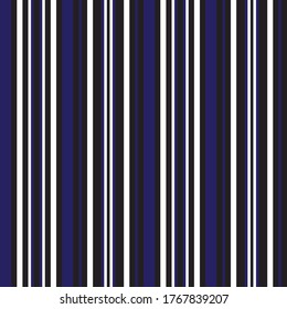 Blue vertical striped seamless pattern background suitable for fashion textiles, graphics