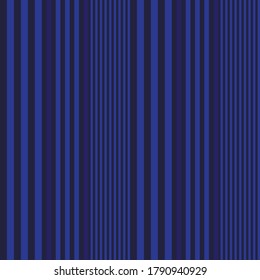 Blue vertical striped seamless pattern background suitable for fashion textiles, graphics