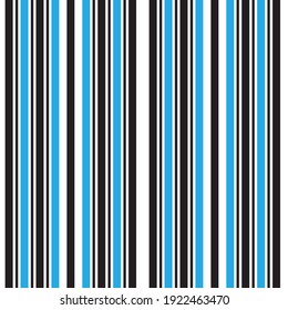 Blue vertical striped seamless pattern background suitable for fashion textiles, graphics