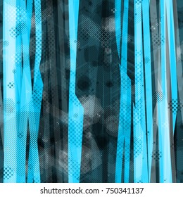 Blue vertical stripes. Seamless texture. Abstract vector background for web page, banners backdrop, fabric, home decor, wrapping