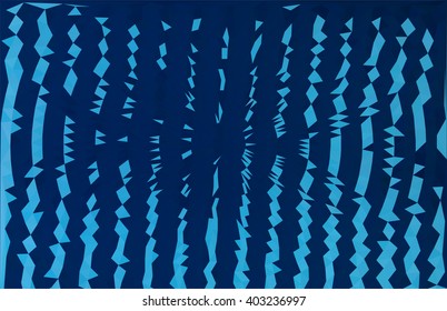 Blue vertical triangle background