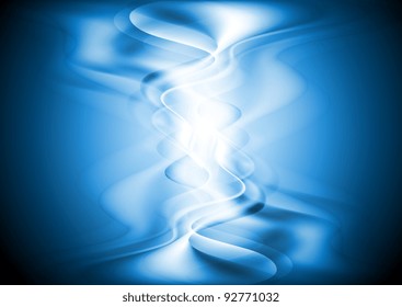 Blue vibrant abstraction. Eps 10 vector