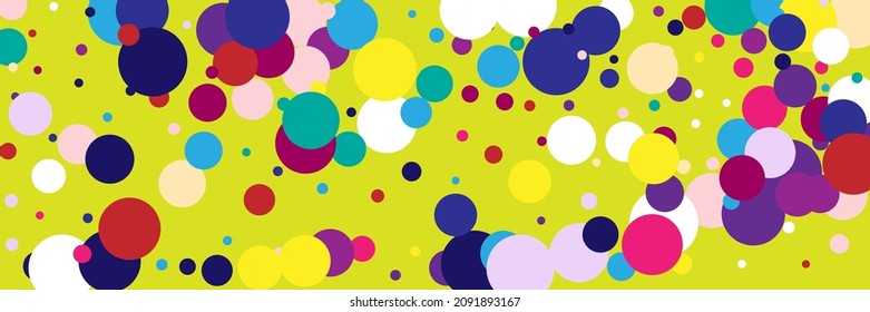Blauer, lebendiger Spielplatz Kinder weißer gelber Hintergrund. Rosa Kreise Multi-Farbe Dunkelroter Beige Zusammensetzung. farbiger, lebhafter, heller Hintergrund des Regenbogens. Violett grüne Kinder Indigoviolett-Druck.