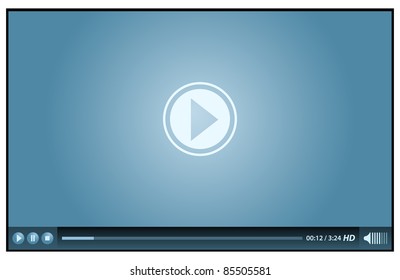 blue video player for web