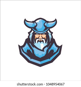 Blue Viking E Sport Logo