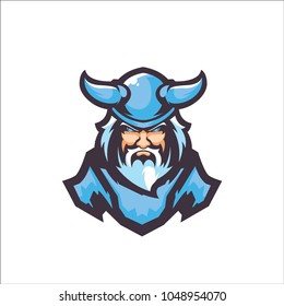 Blue Viking E Sport Logo