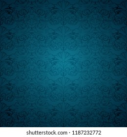 Royal Vintage Gothic Horizontal Background Dark Stock Vector (Royalty ...