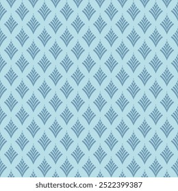 Blue vintage shape decorative, pattern background vector illustration
