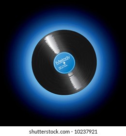 Blue vinyl