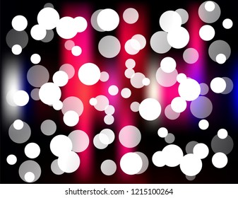 Blue violet bokeh abstract light background