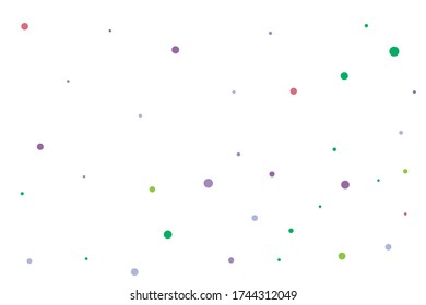 Blau und violette Kreise Konfetti fallen auf transparenten Hintergrund. Rund, Punkt Vektor Hintergrund. Abstrakte bunte Konfetti fliegen in der Luft. Vector Ferien-Illustration mit Kreisen Konfetti.