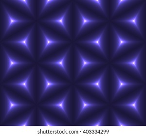 Blue / violet dark triangle low polygon seamless background