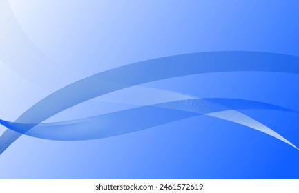 blue violet lines wave curves with soft gradient abstract background