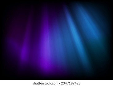 Blue and violet smooth stripes abstract flowing background. Liquid gradients vector design