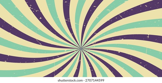 fundo vintage azul e violeta com vetor de linhas