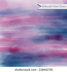 Blue and violet watercolor texture