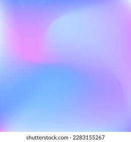 Blauer violetter, heller, strahlender Hintergrund. Kaltes Sonnenset, Pastellwasser unscharf glatte Oberfläche. Sky Color Lavender Liquid Curve Swirl Gradient Mesh. Calm Fluid Dynamic Indigo Pink Tapete.