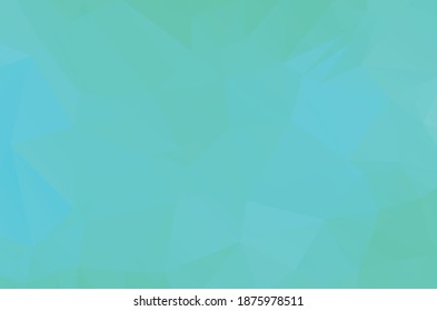 Blue vivid geometric polygonal abstract design background template