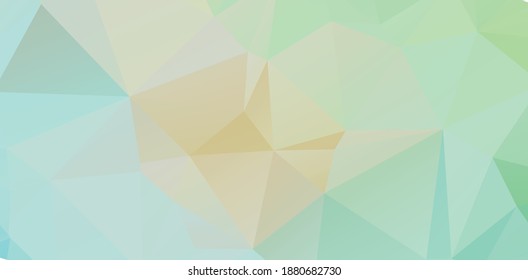 Blue vivid geometric polygonal abstract design background template