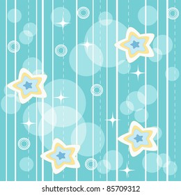 Blue vivid pattern. Vector illustration.