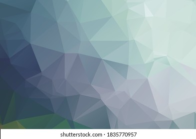 Fondo de mosaico poligonal azul vívido, plantillas de diseño creativo Ilustración