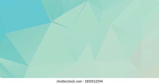 blauer, blauer, polygonaler Mosaikhintergrund, kreative Designvorlagen Illustration