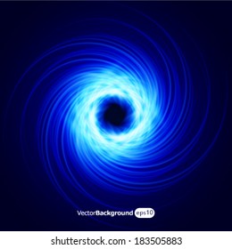 Blue vortex/rift. Portal.