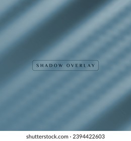 Blue wall with shadow overlay and shine vector illustration