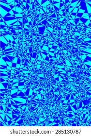 blue wallpaper art design