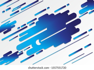 Blue wallpaper images with abstract themes and blunt object shapes