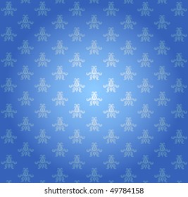 Blue wallpaper pattern