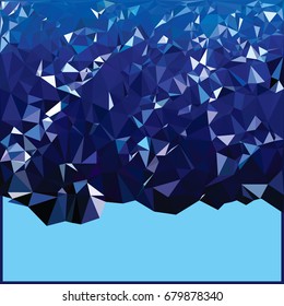  Blue wallpaper polygon